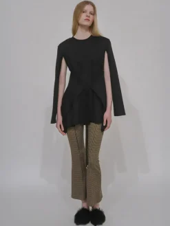 APRON CUTOUT T-SHIRT TOP