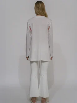 APRON CUTOUT T-SHIRT TOP