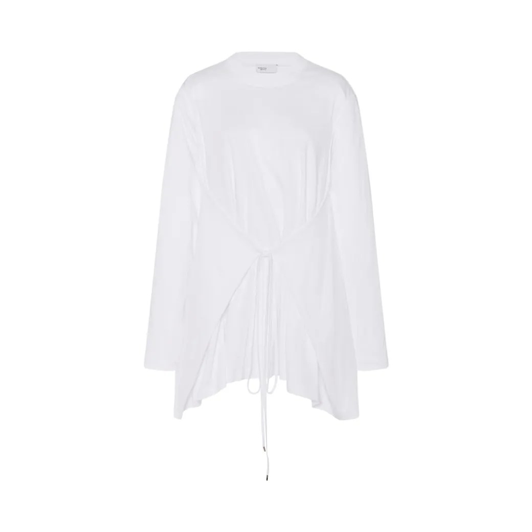 APRON CUTOUT T-SHIRT TOP