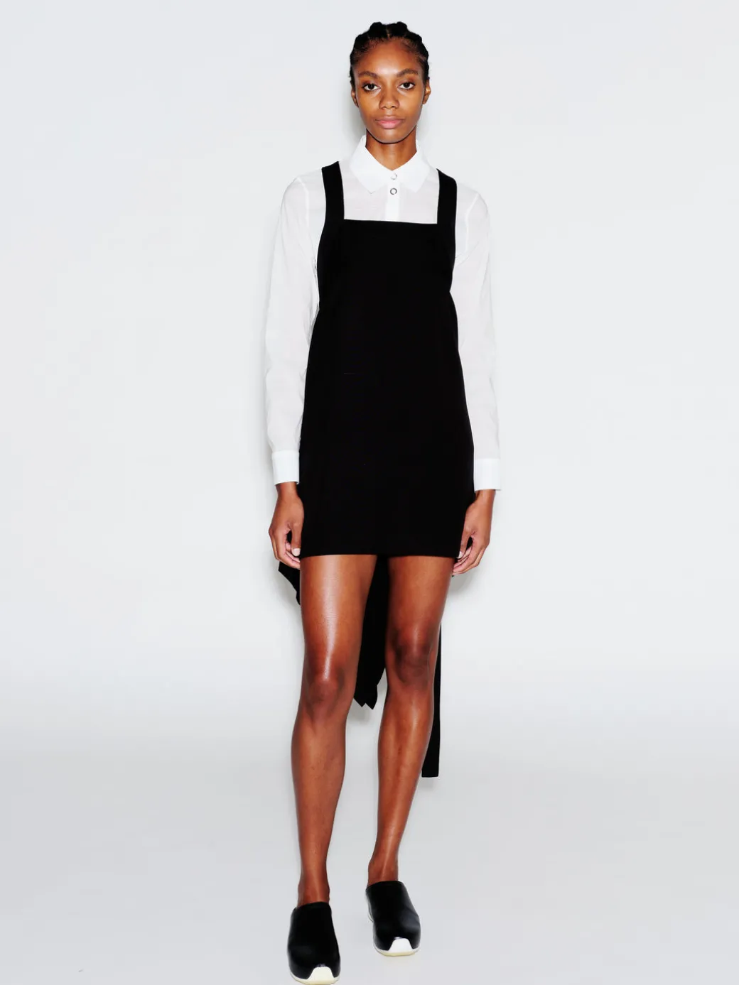 APRON TOP - FLUID SHANTUNG