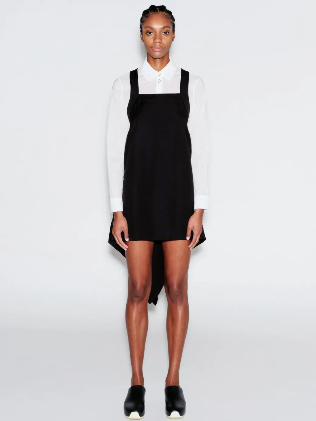 APRON TOP - FLUID SHANTUNG