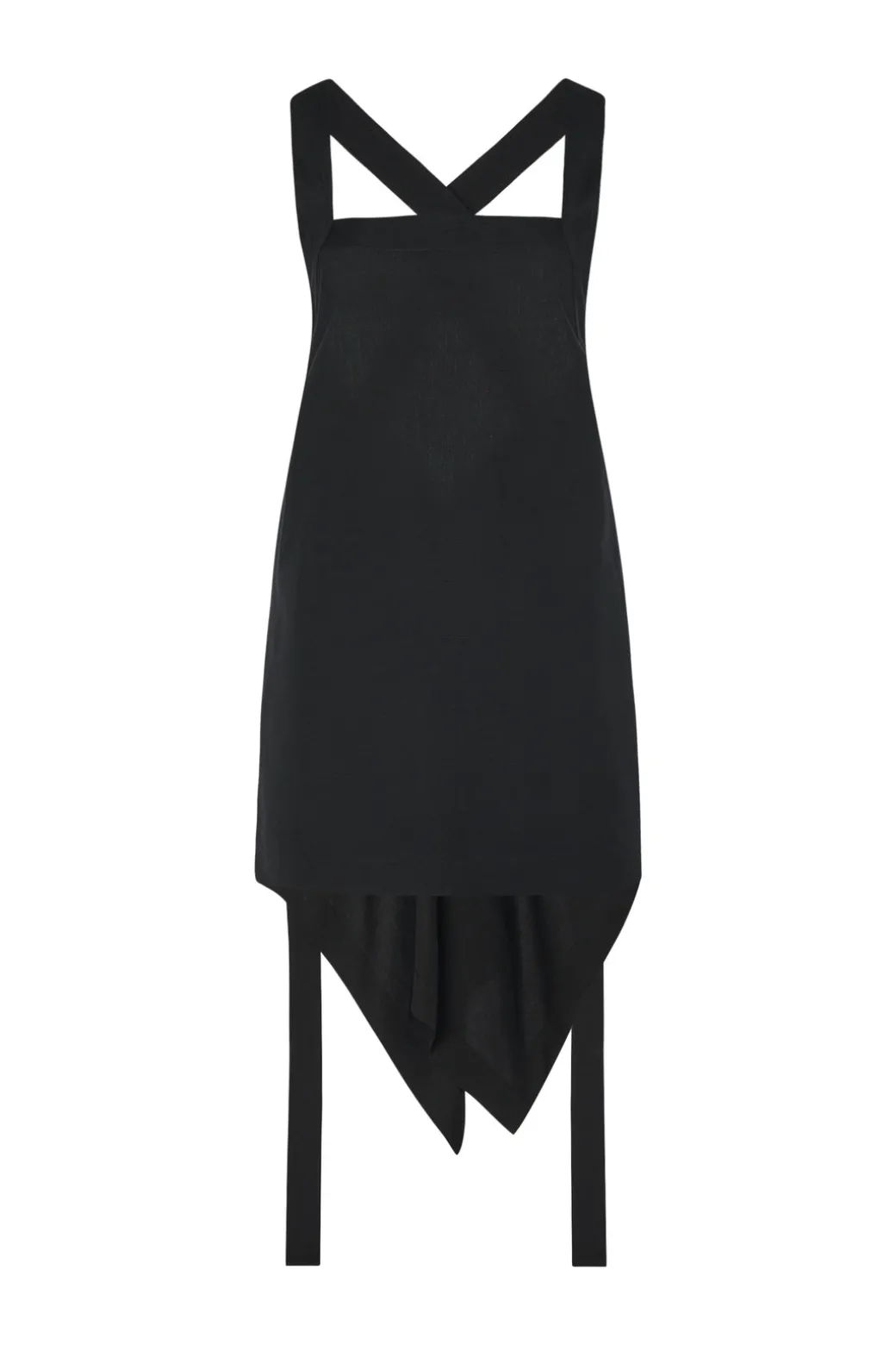 APRON TOP - FLUID SHANTUNG