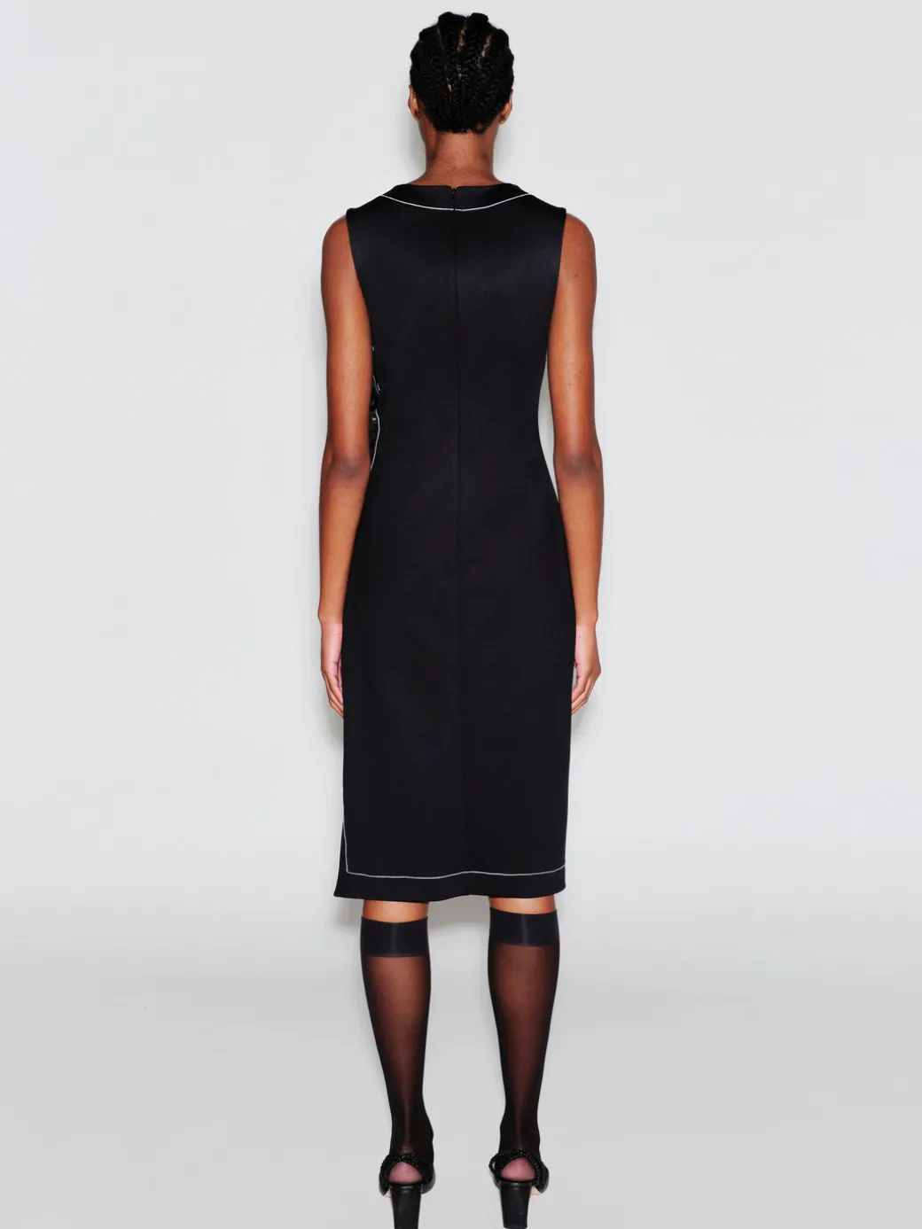 ASYMMETRIC SNAP DRESS