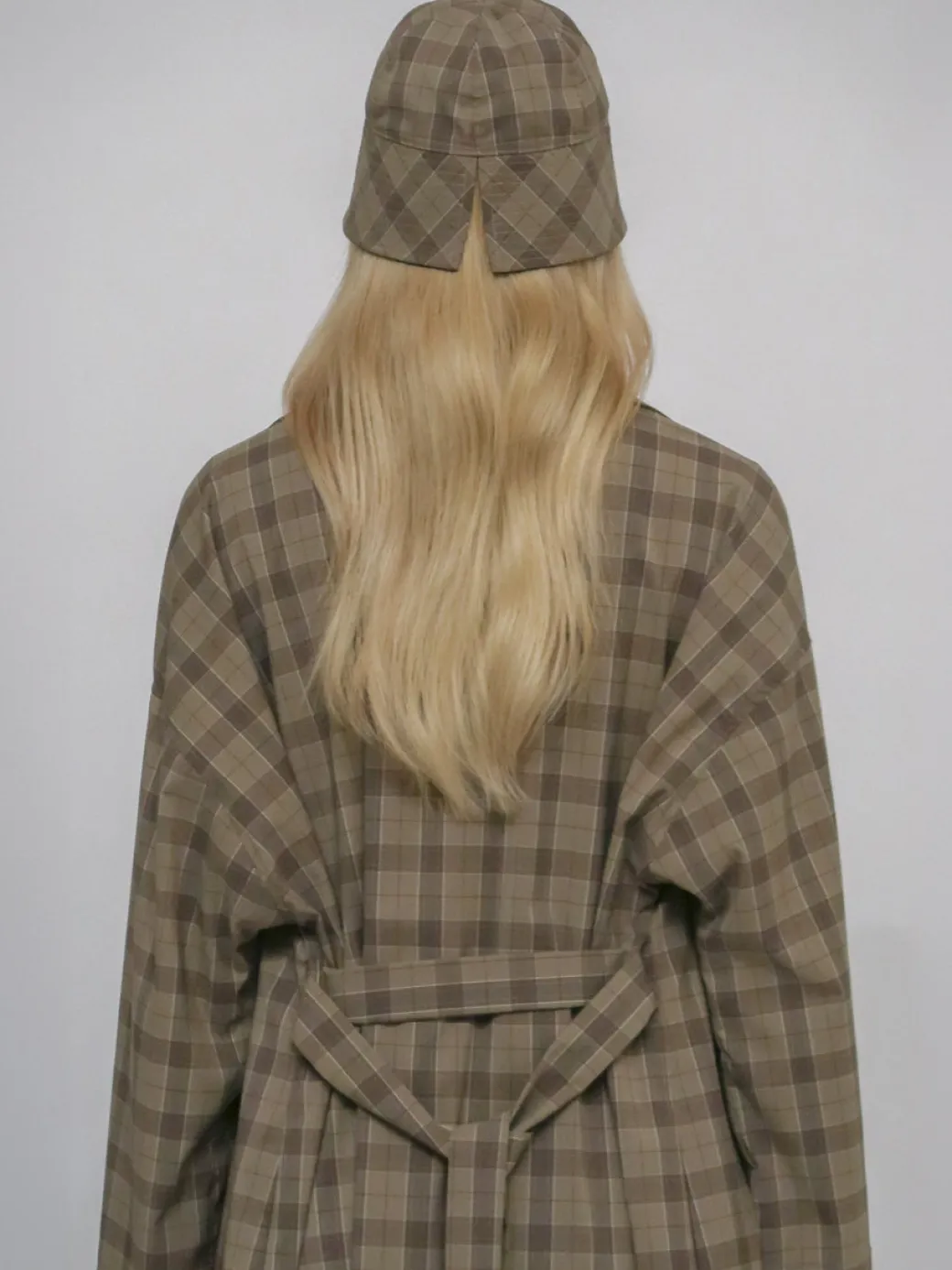 BUCKET CAP - TECHNICAL PLAID