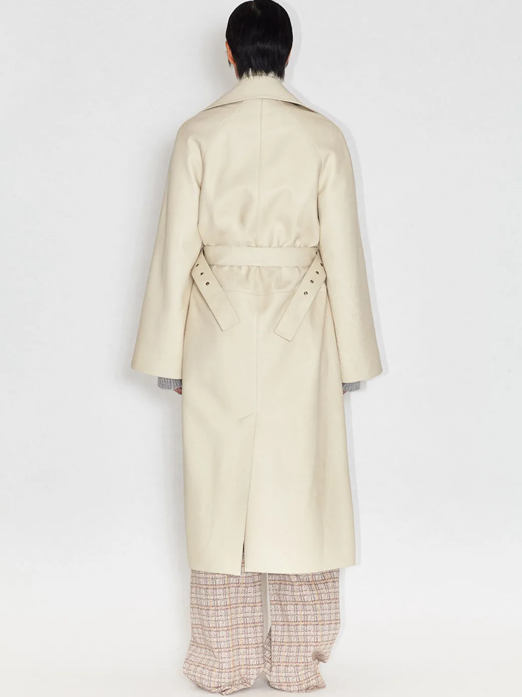 Buckle Belt Trench Coat