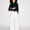 BUTTON PLEAT PANT - WOOL SCUBA
