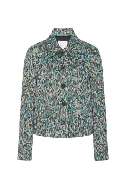 BUTTON UP TAILORED JACKET - FOAM