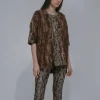 COLLAPSED T-SHIRT - WOODGRAIN