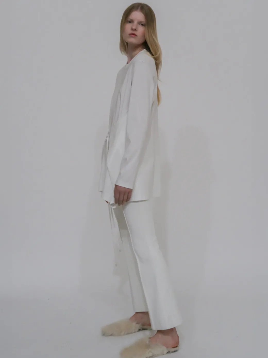 CROPPED FLARE PULL-ON PANT - SCUBA