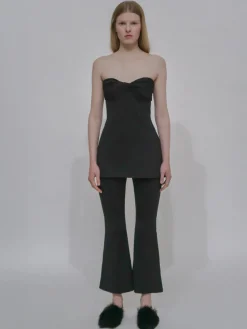 CROPPED FLARE PULL-ON PANT - SCUBA