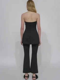 CROPPED FLARE PULL-ON PANT - SCUBA