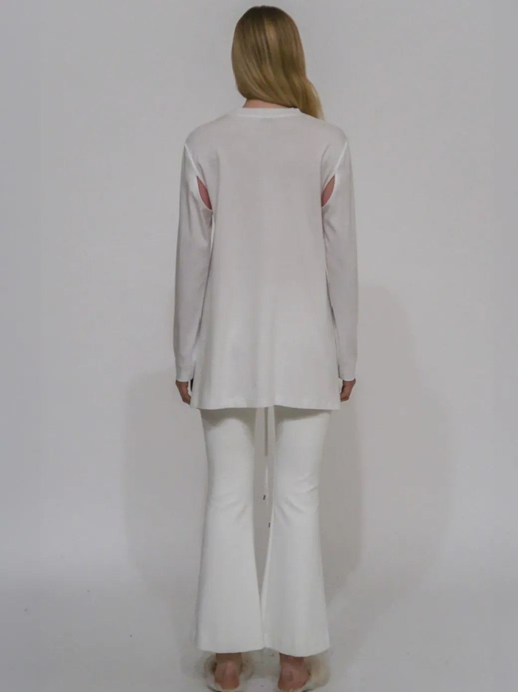 CROPPED FLARE PULL-ON PANT - SCUBA