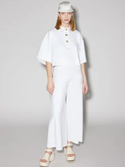 Cropped Oversized Polo