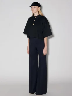 Cropped Oversized Polo