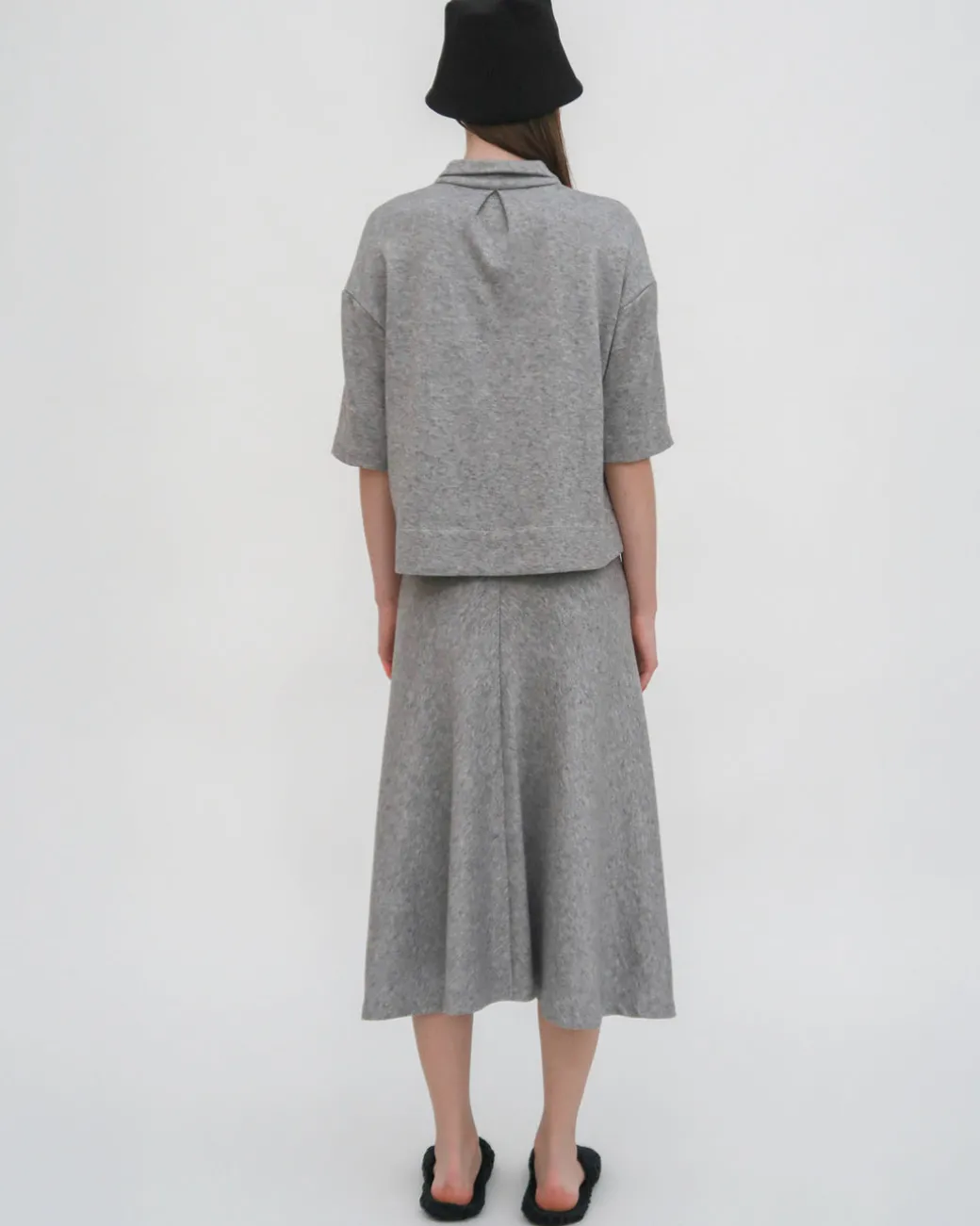 CROPPED OVERSIZED POLO