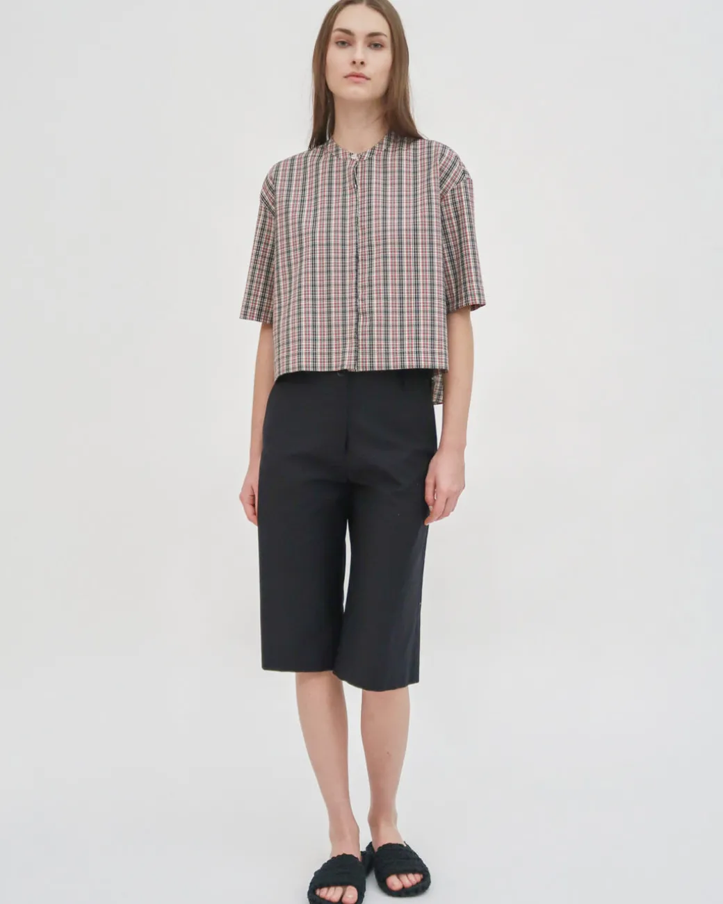 CROPPED OVERSIZED SHIRT