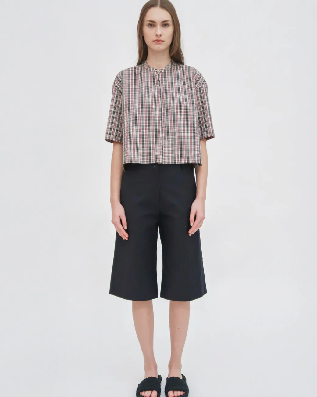 CROPPED OVERSIZED SHIRT