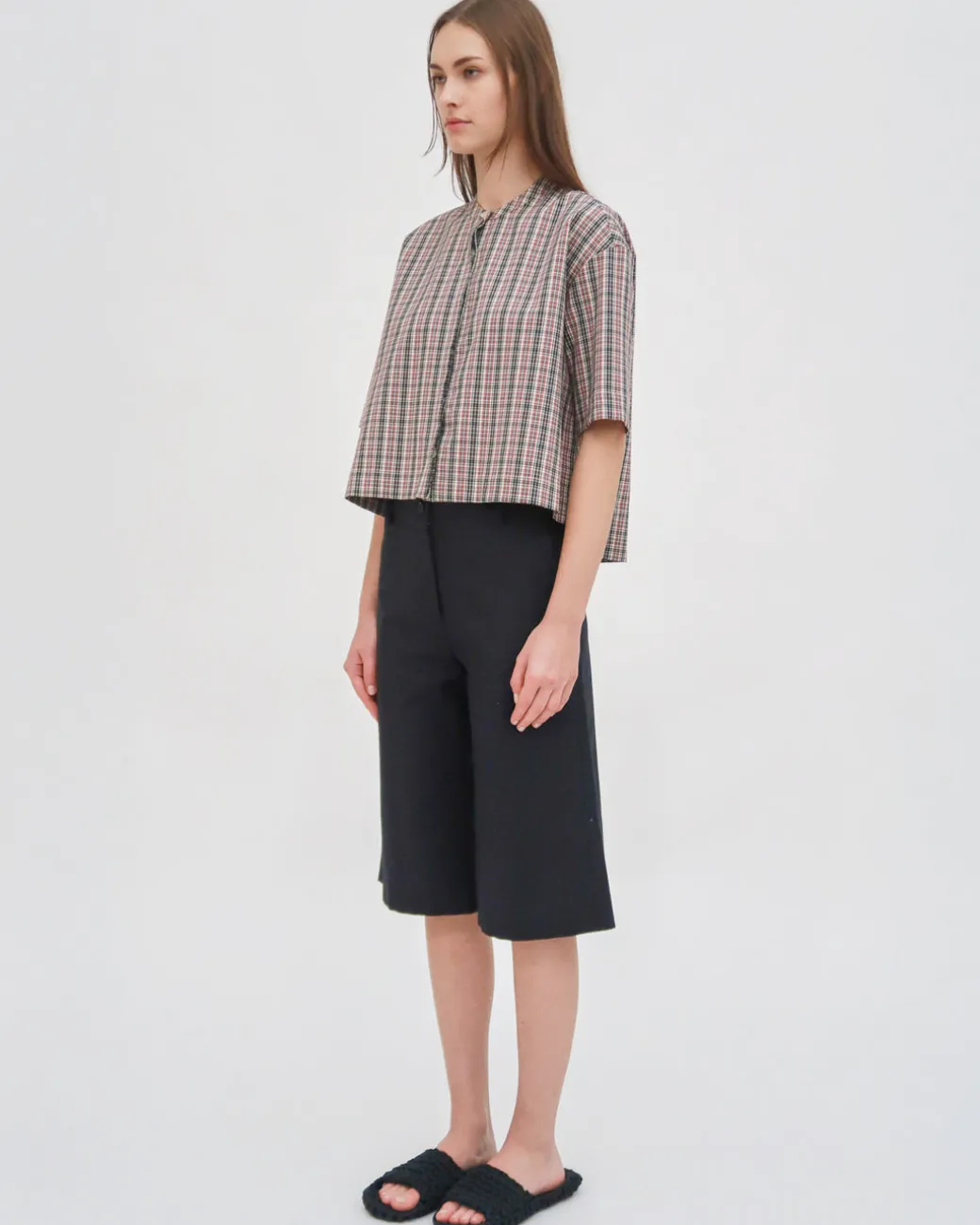 CROPPED OVERSIZED SHIRT
