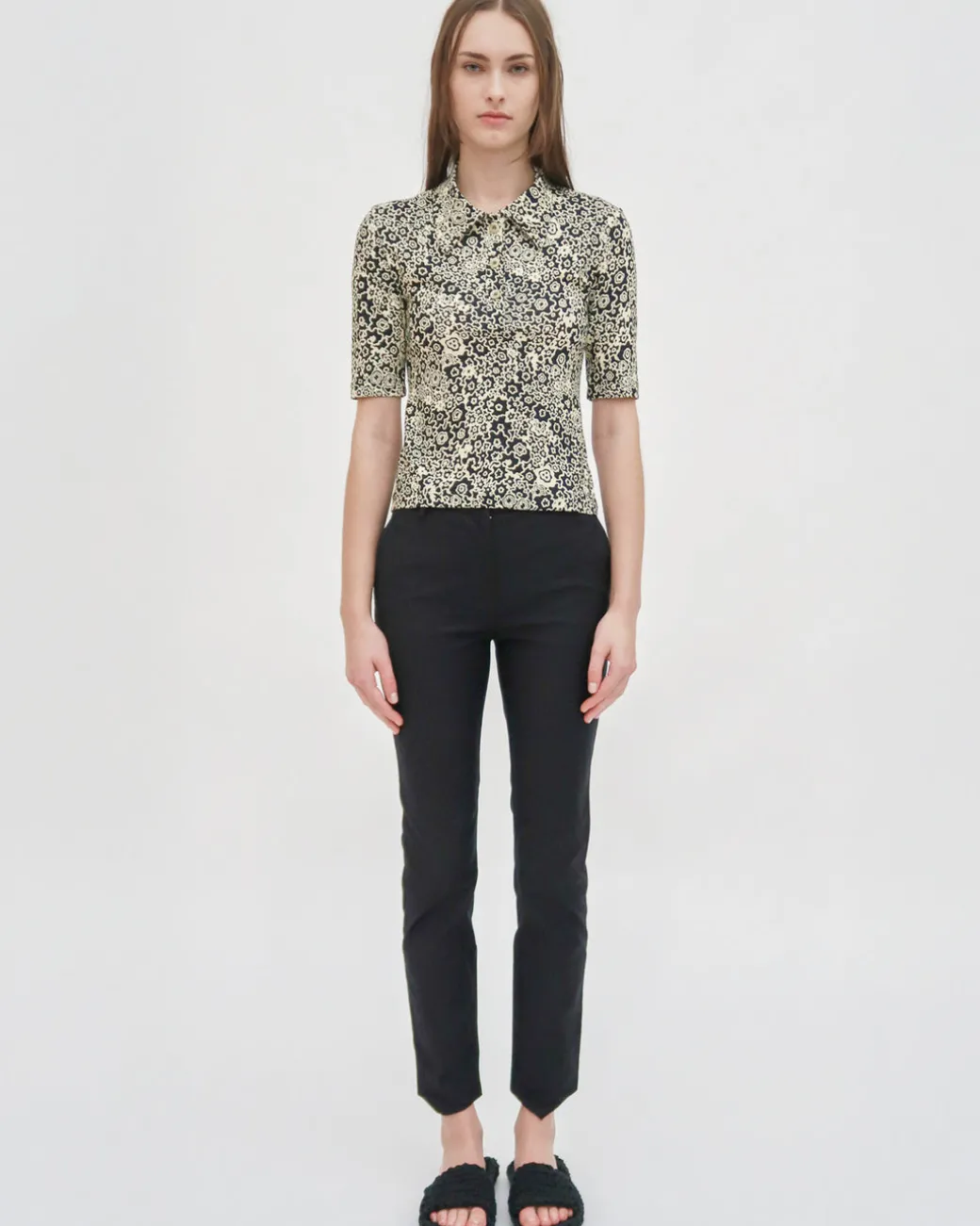 CROPPED SKINNY CASUAL PANT