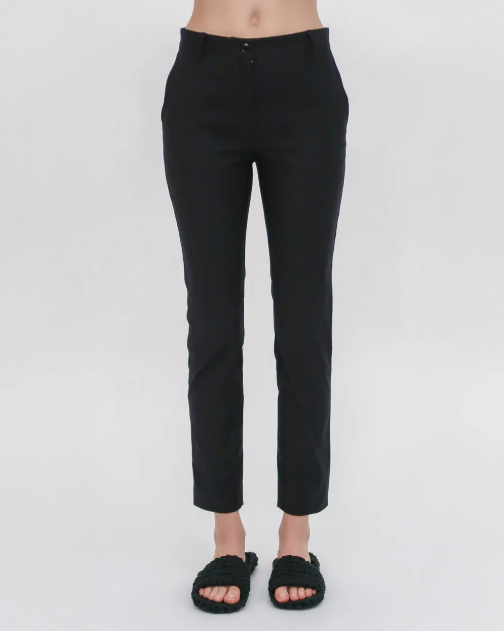 CROPPED SKINNY CASUAL PANT