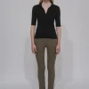 CROPPED SKINNY PANT - HOUNDSTOOTH