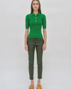 CROPPED SKINNY PANT - STRETCH PLONGE