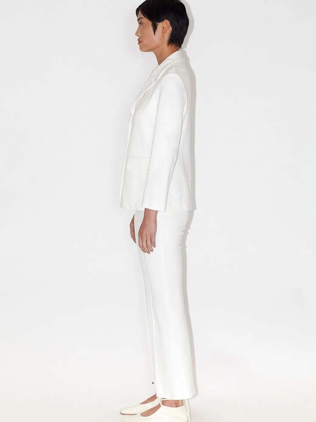 Cropped Sleeve Jacket