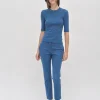 CROPPED SLEEVE T-SHIRT