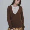 DEEP V-NECK PULLOVER