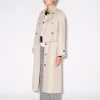 DOUBLE LAYER TRENCH COAT