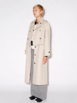DOUBLE LAYER TRENCH COAT