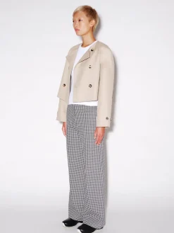 DOUBLE LAYER TRENCH COAT