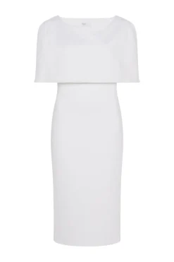 FITTED CAPE DRESS