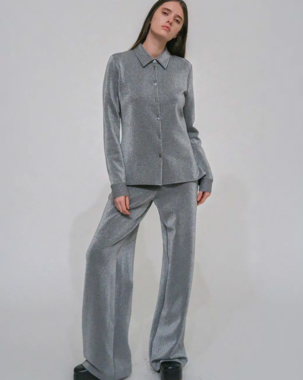 FITTED SHIRT - LUREX