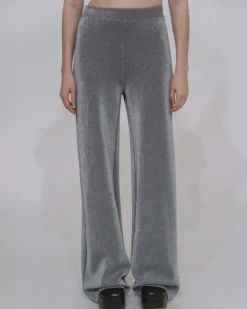 FITTED STRAIGHT PULL-ON PANT - LUREX