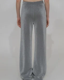 FITTED STRAIGHT PULL-ON PANT - LUREX