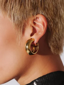 Hinge Hoop Earring