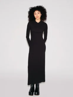 LONG SLEEVE POLO T-SHIRT DRESS