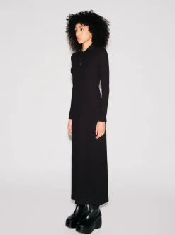 LONG SLEEVE POLO T-SHIRT DRESS