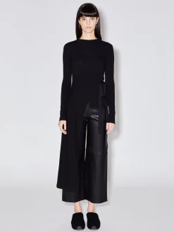 Long Sleeve Split Apron T-Shirt