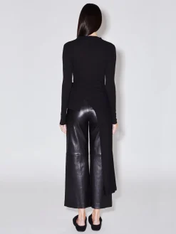 Long Sleeve Split Apron T-Shirt