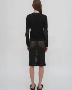 MESH POINTELLE CARDIGAN