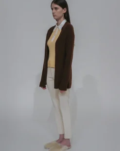 OPEN FRONT CARDIGAN