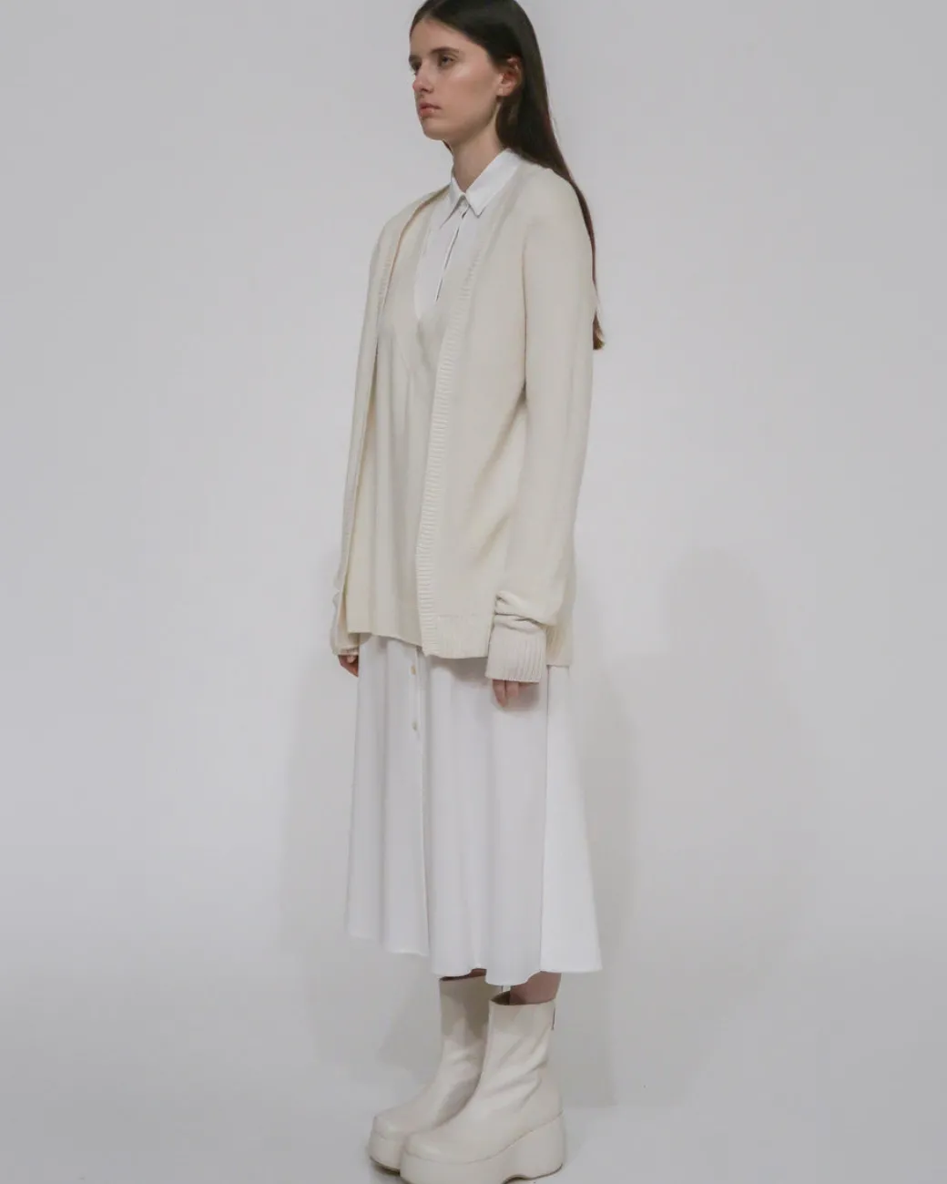OPEN FRONT CARDIGAN