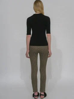 OPEN NECK POLO SWEATER