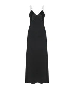 PANELED BIAS SLIP DRESS