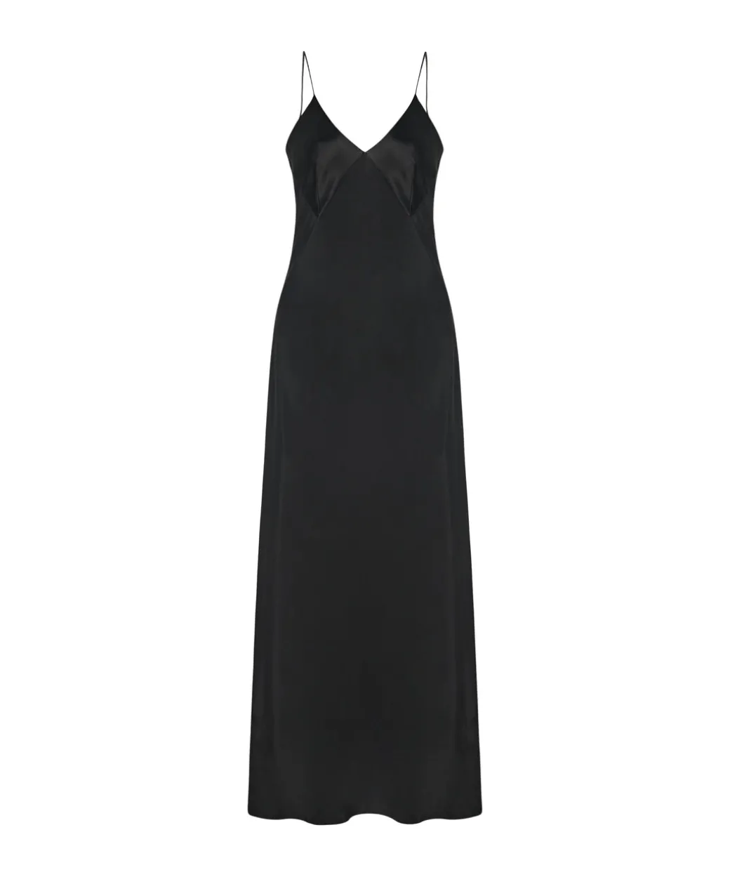 PANELED BIAS SLIP DRESS