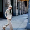 PEAK LAPEL JACKET - HOUNDSTOOTH PLAID