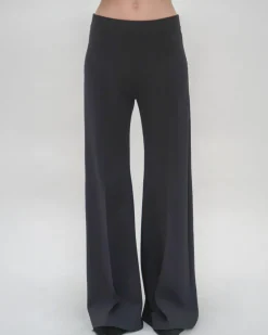 PINTUCK WIDE FLARE PANT