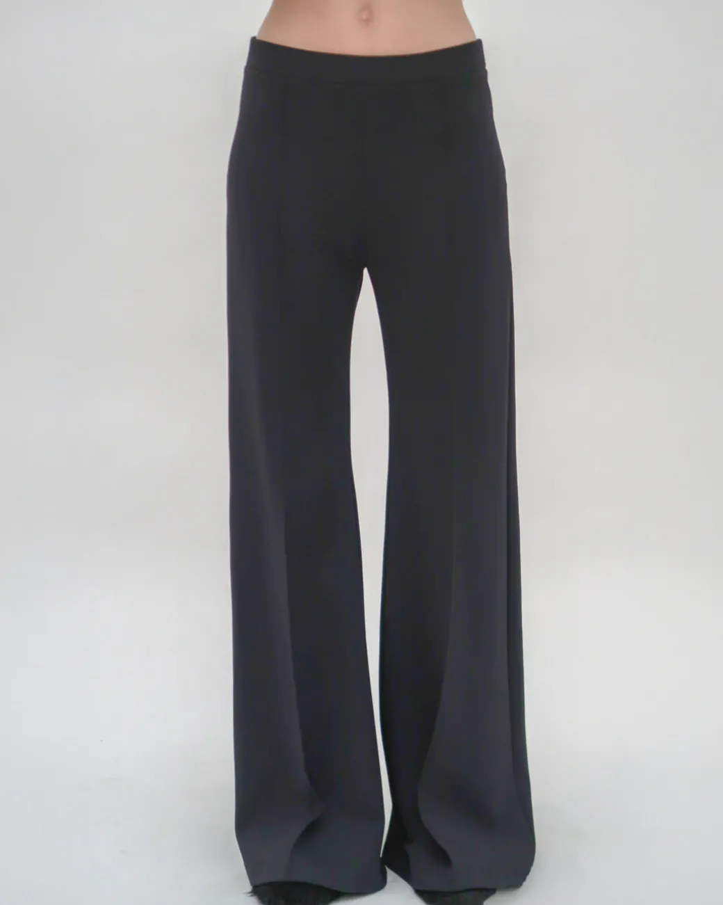 PINTUCK WIDE FLARE PANT